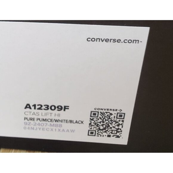 Converse Chuck Taylor All Star Lift Hi Platform Pumice Brown A12309F Womens Size - Picture 7 of 11